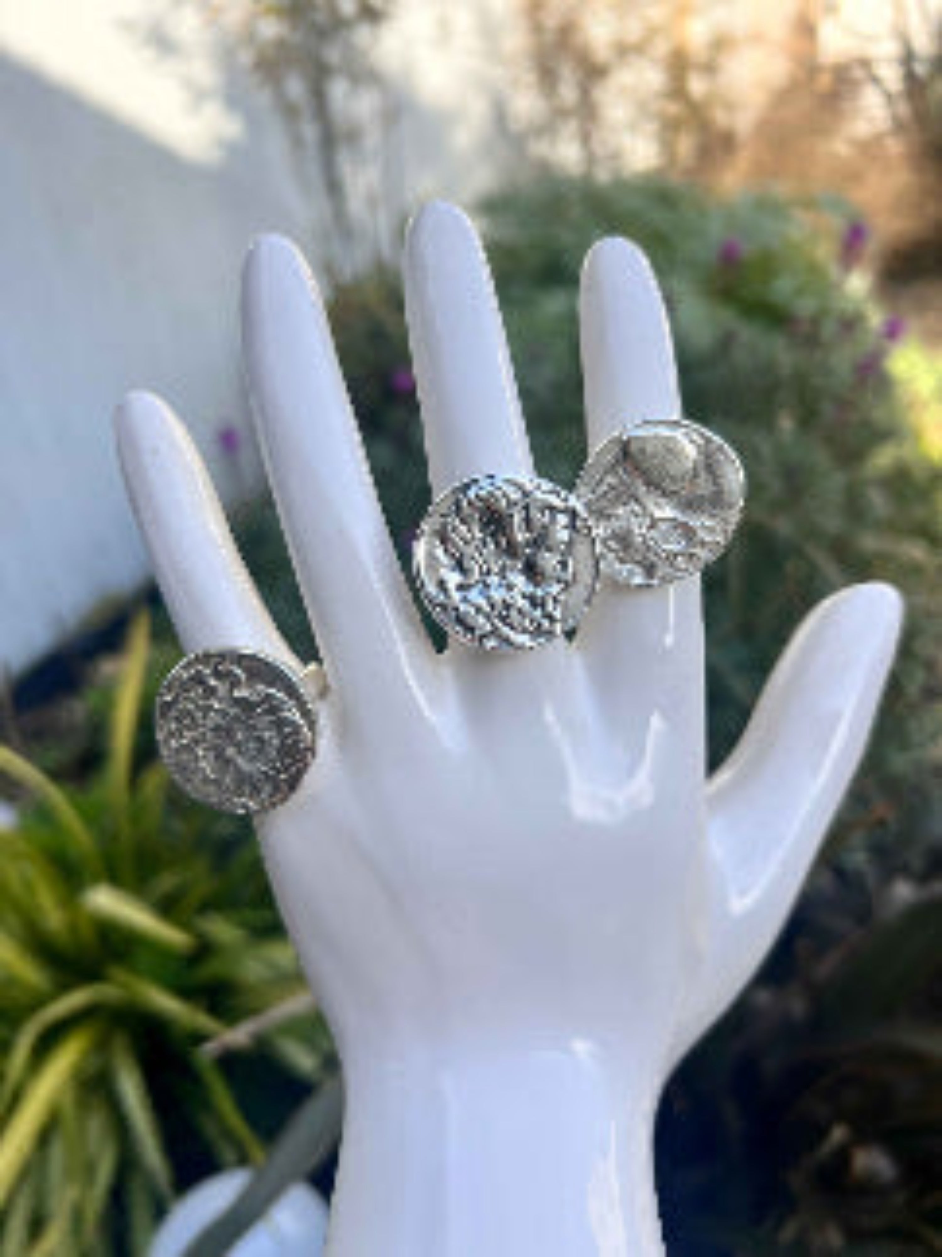 Athena Greek coin ring