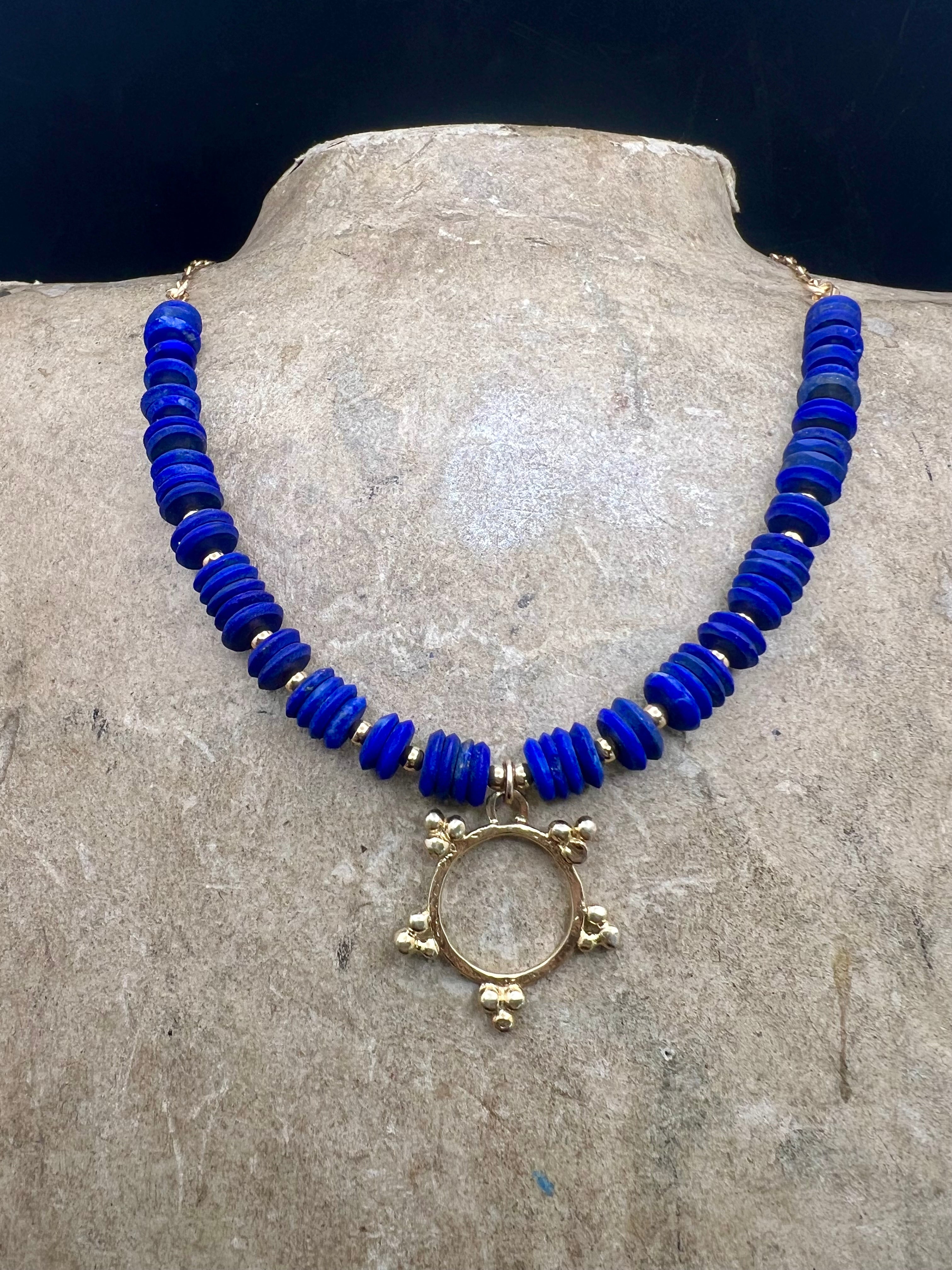 Lapis Mata Star necklace