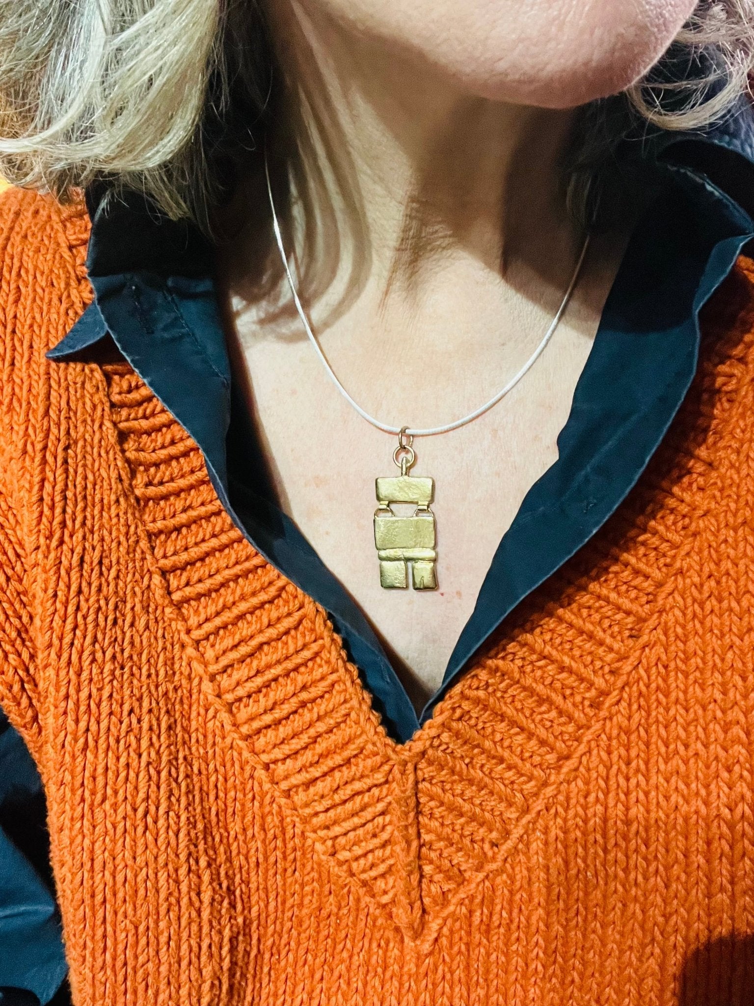 Golden Henge protection necklace