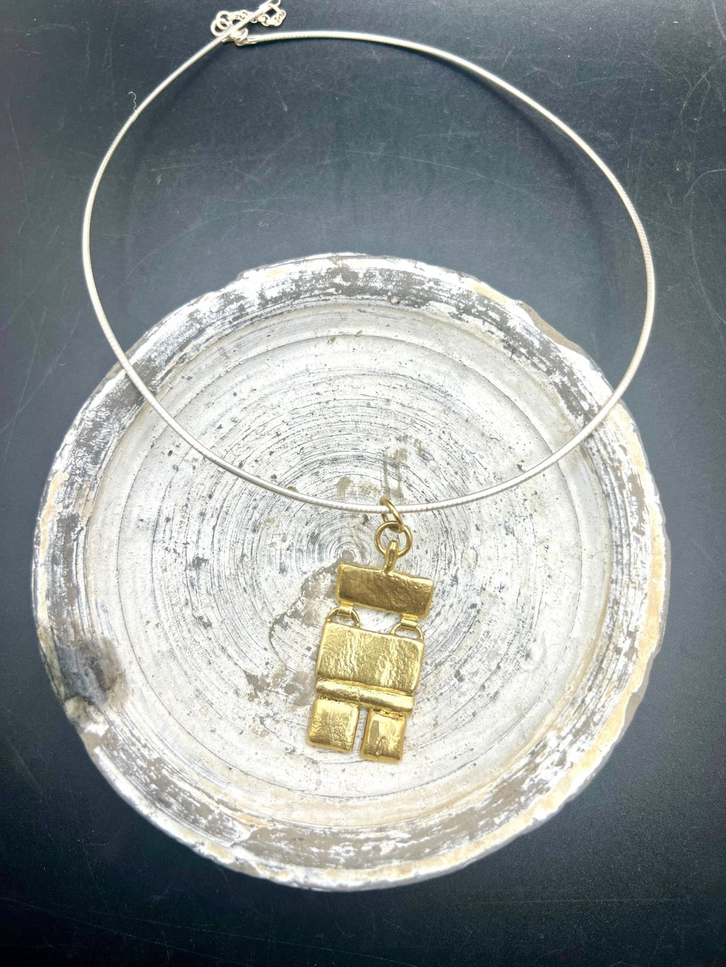 Golden Henge protection necklace