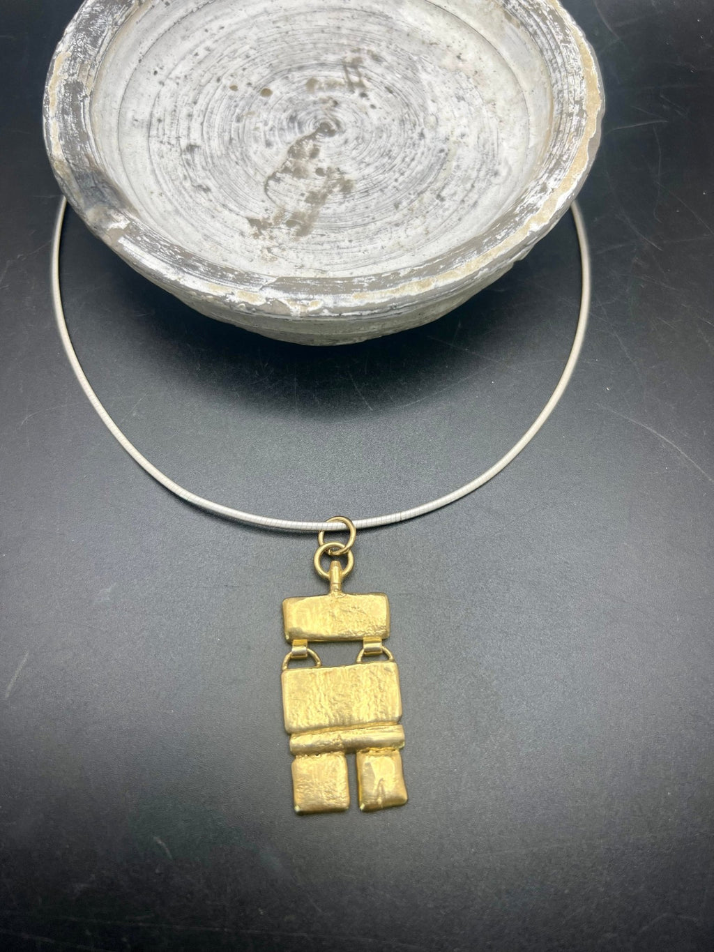 Golden Henge protection necklace