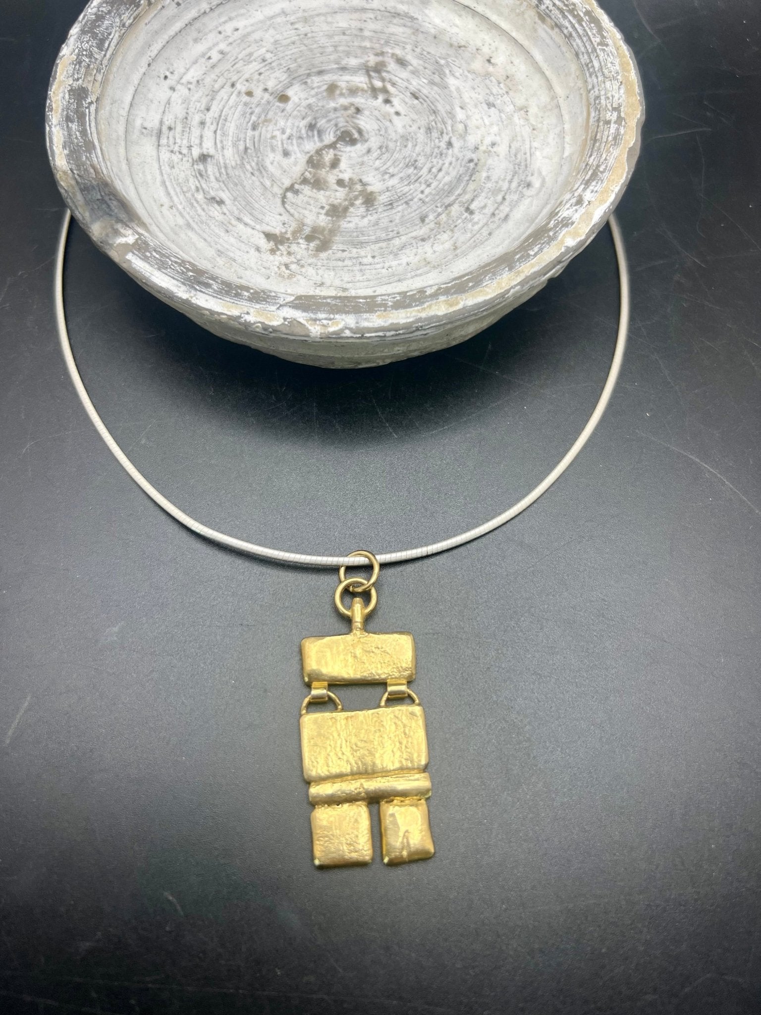 Golden Henge protection necklace