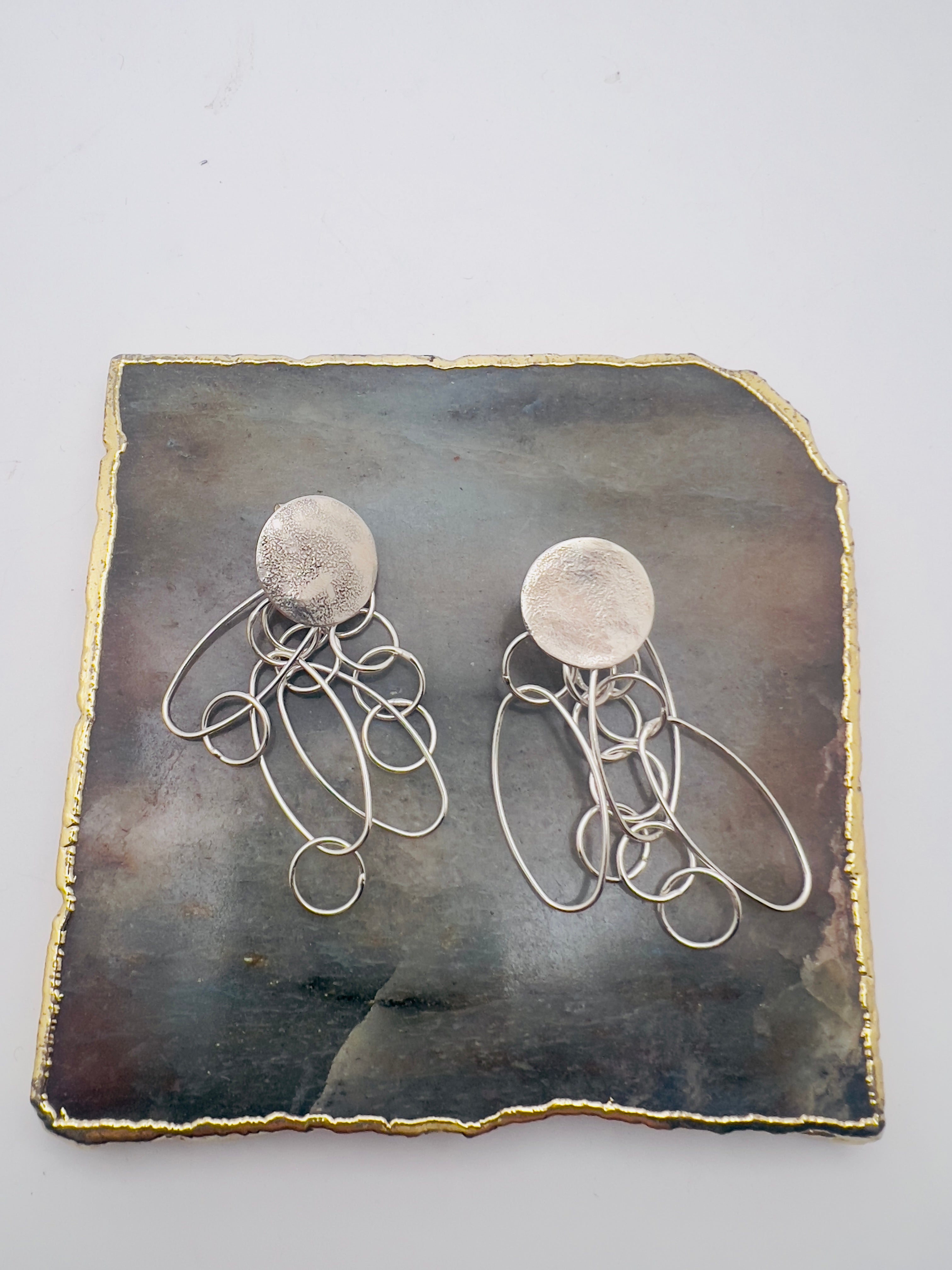 Silver Loopy earrings