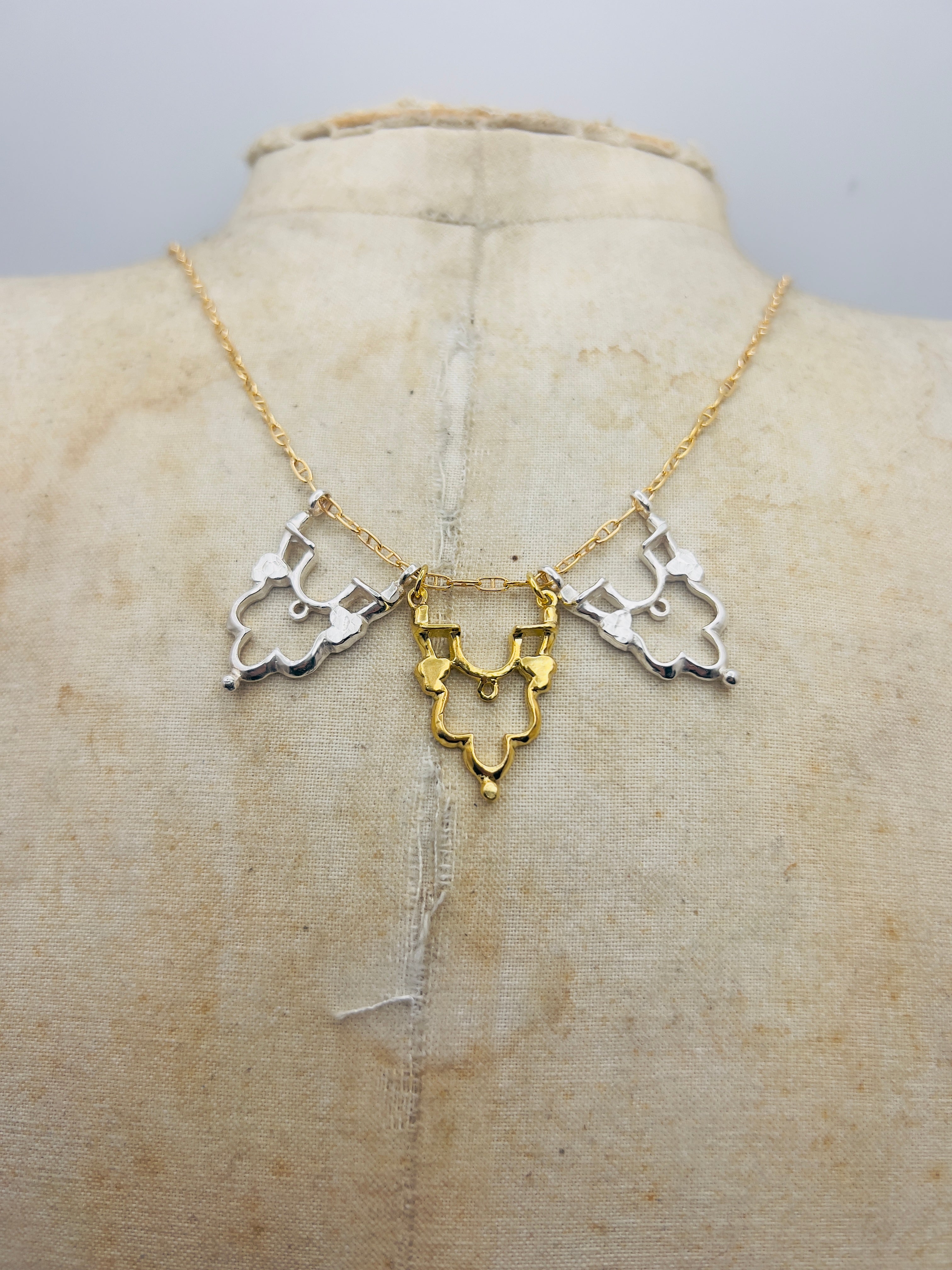 Triple Shikhara pendants