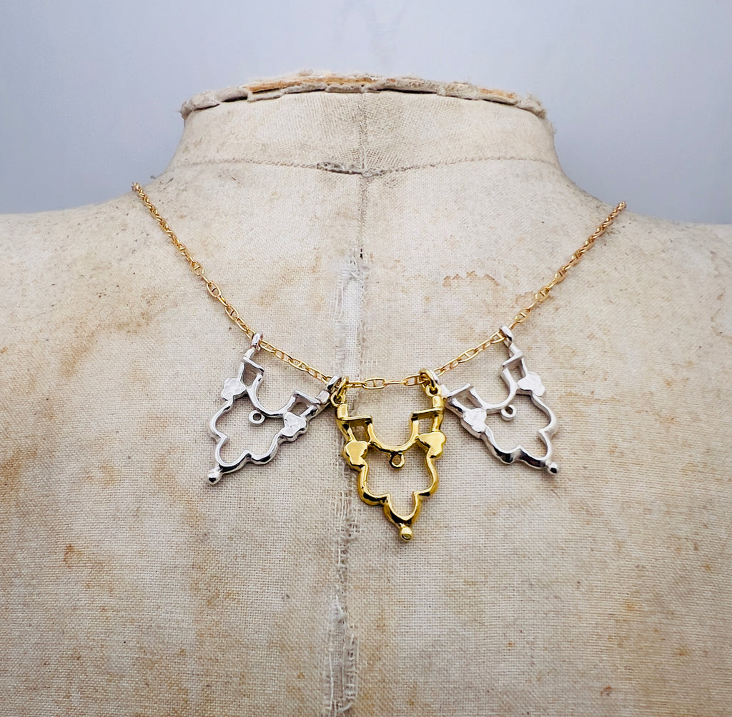 Triple Shikhara pendants