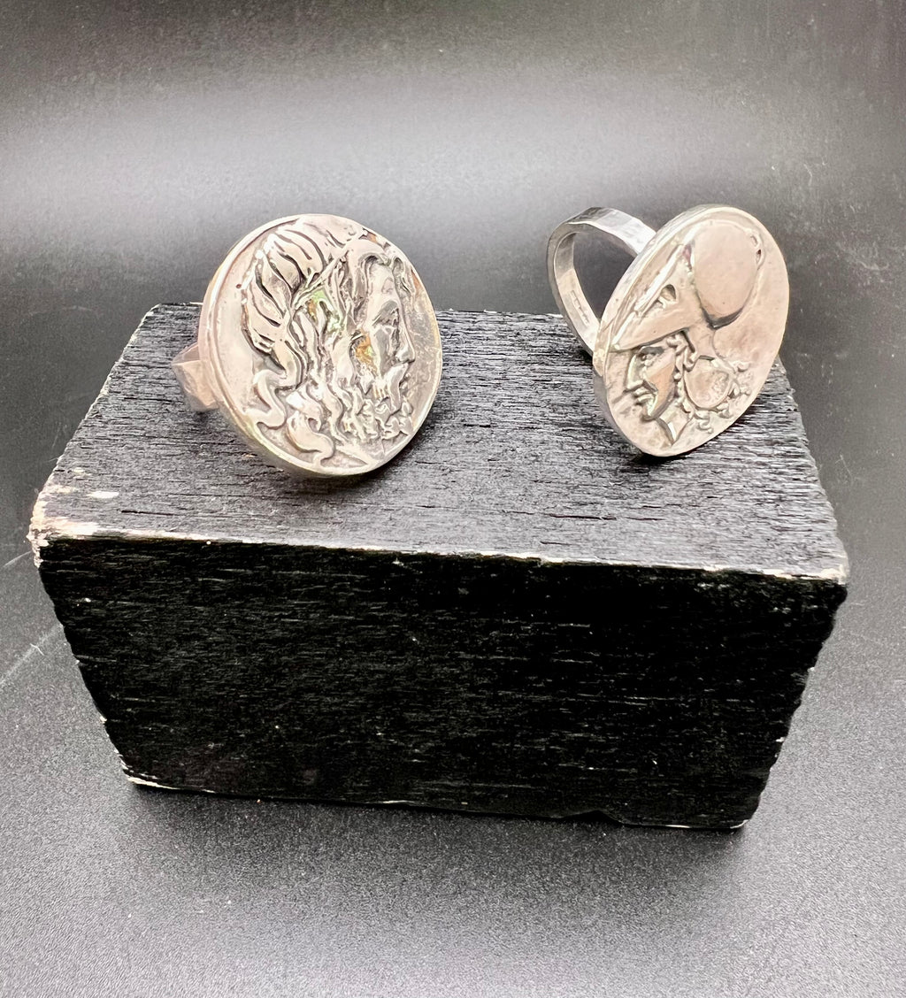 Greek Coin Rings