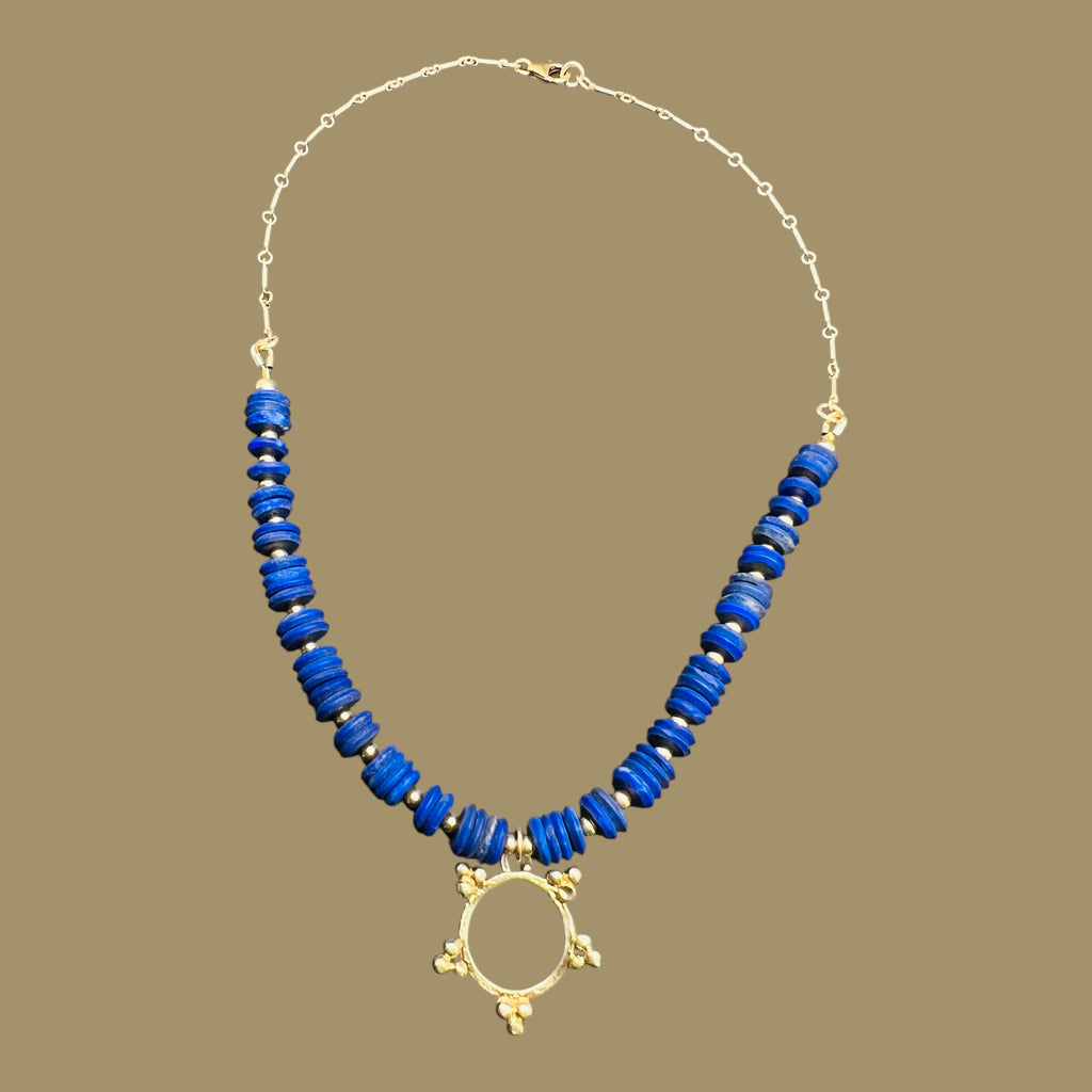 Lapis Mata Star necklace