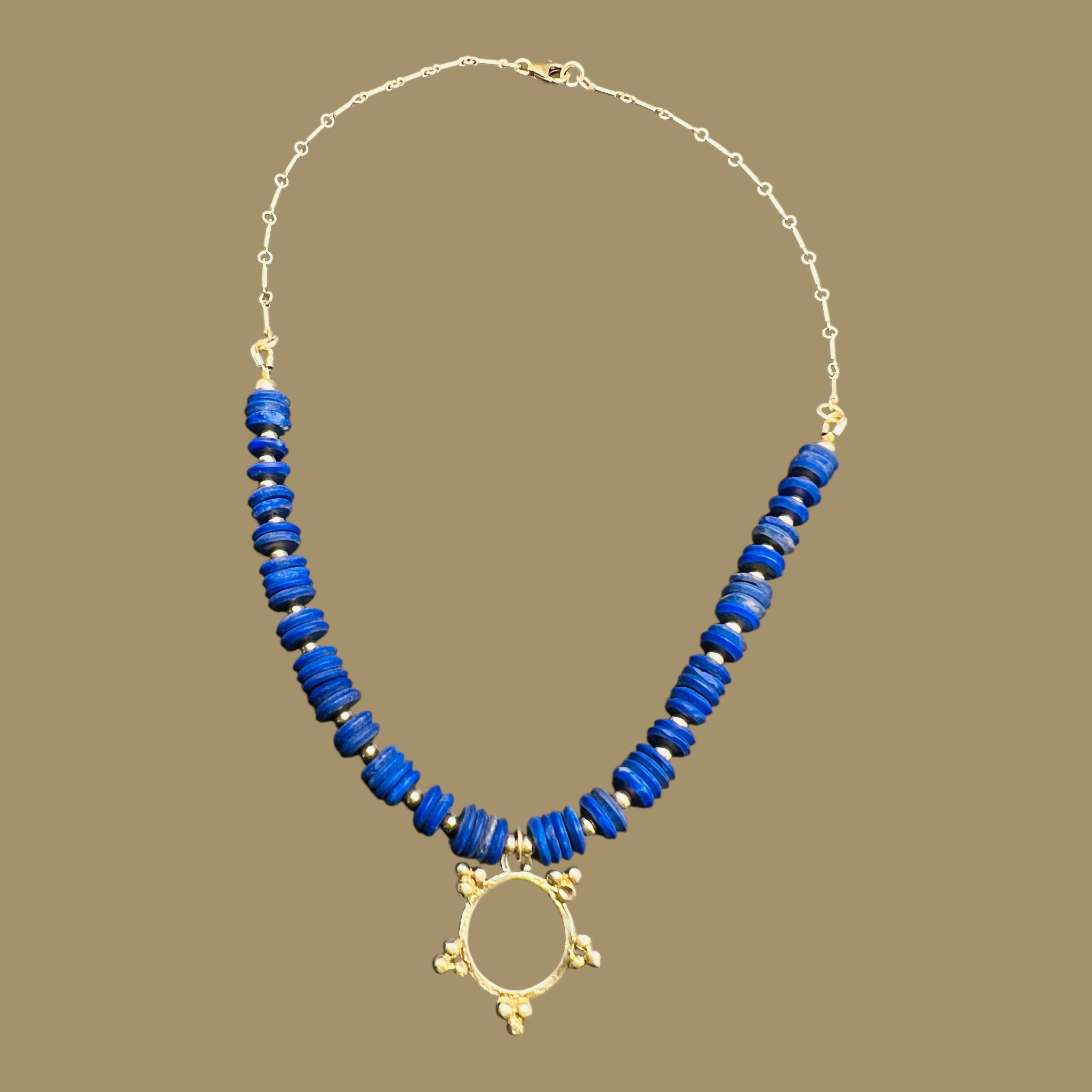 Lapis Mata Star necklace