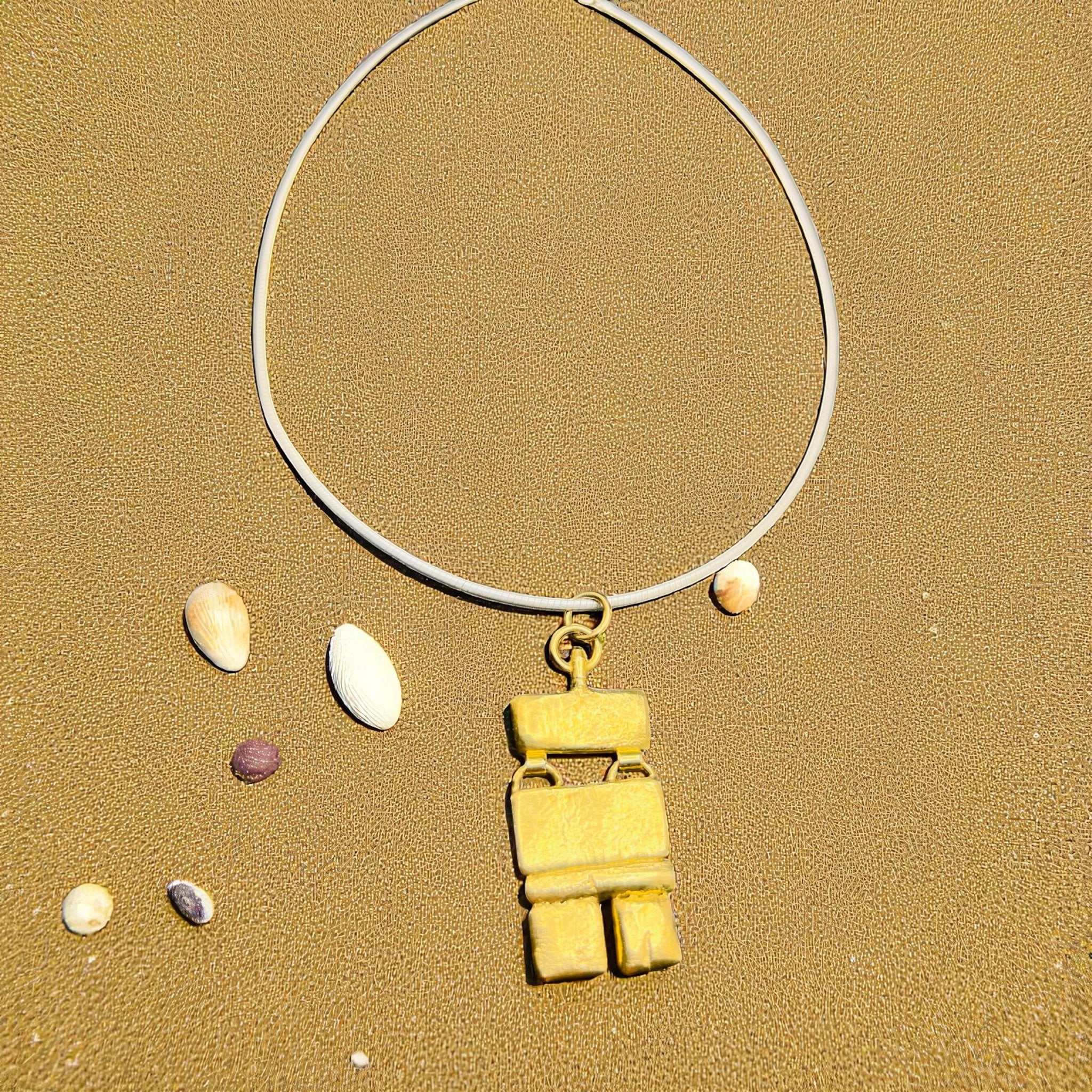 Golden Henge protection necklace