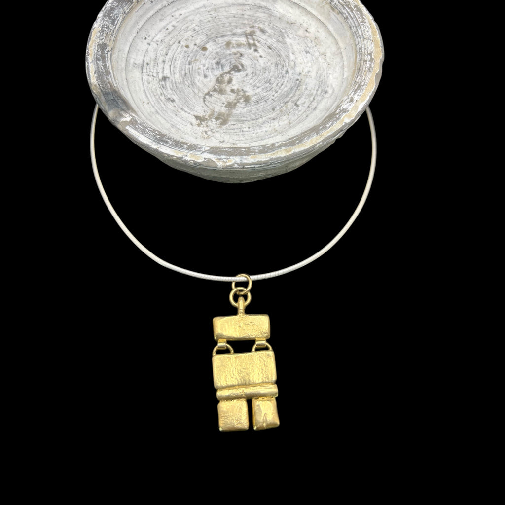 Golden Henge protection necklace