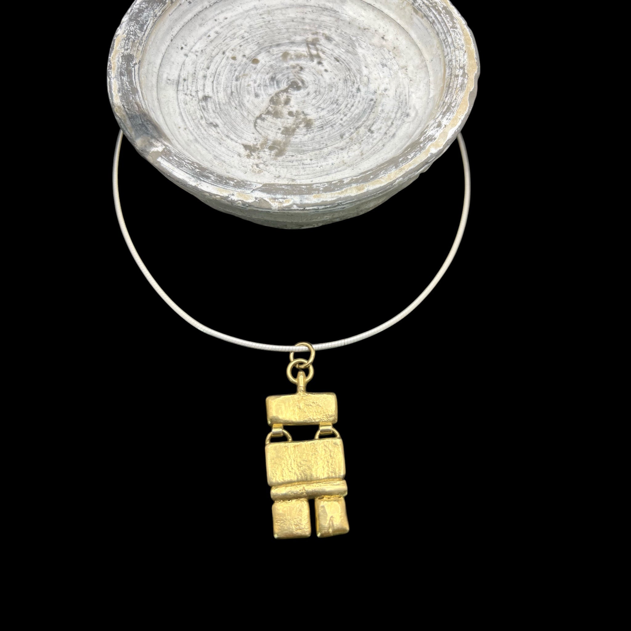 Golden Henge protection necklace