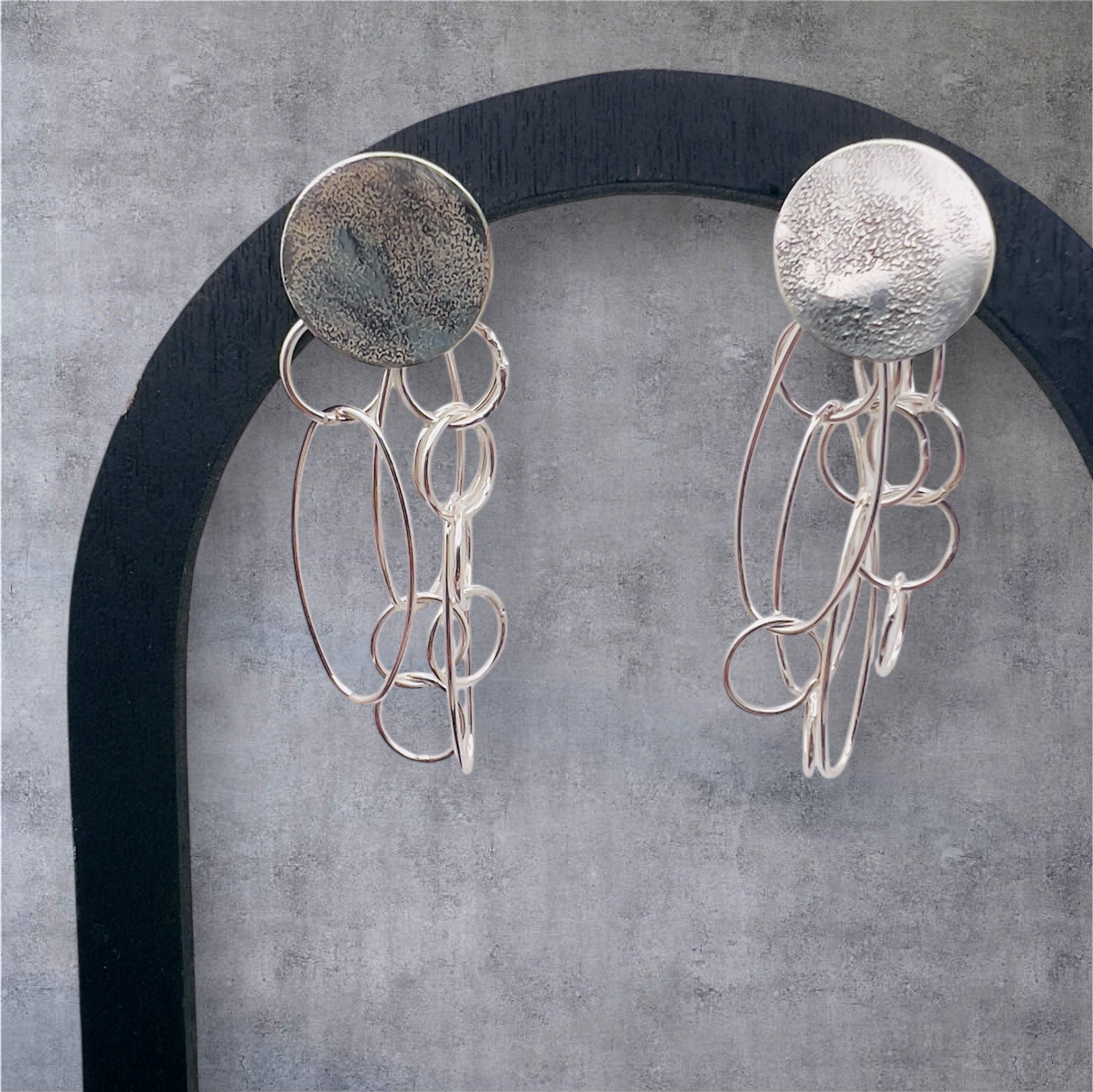 Silver Loopy earrings