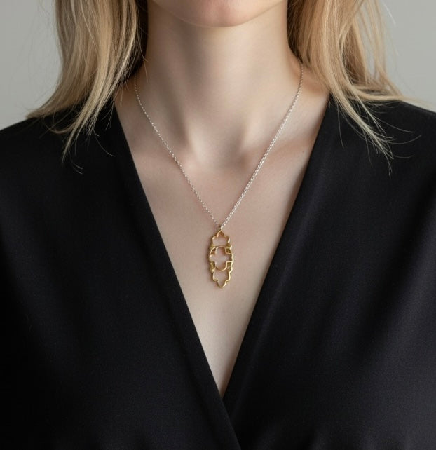 Deco Shikhara Mirror pendant.