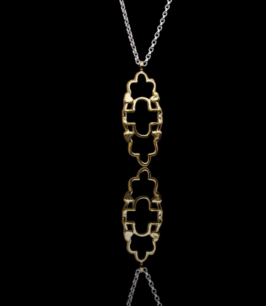 Deco Shikhara Mirror pendant.