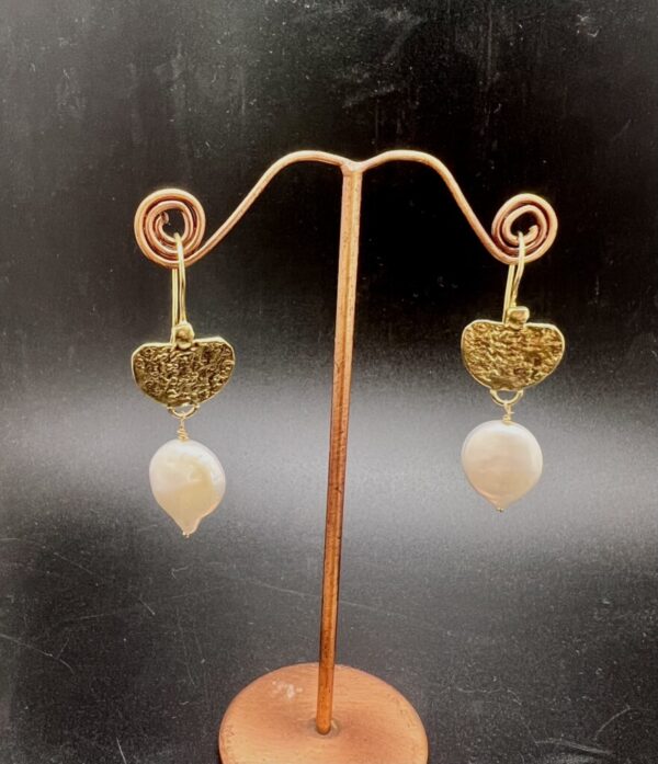 Love  Pearl earrings - Image 2