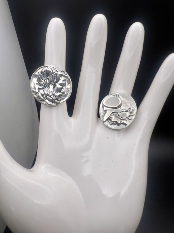 Poseidon silver ring - Image 5